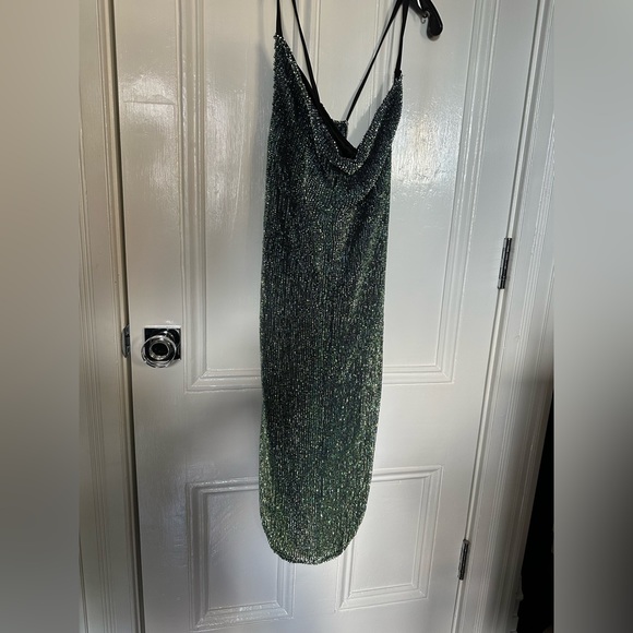 Retrofete Midi Draped Dress - Picture 3 of 6